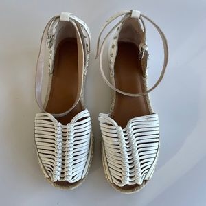 French Connection Leather/Espadrille Sandal